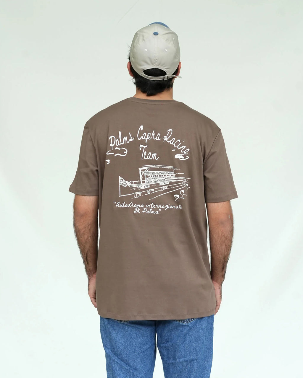 PALMS CAPRA AUTODROMO T-SHIRT BROWN