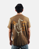 PALMS CAPRA CAMISETA SAXOPHONE – BROWN