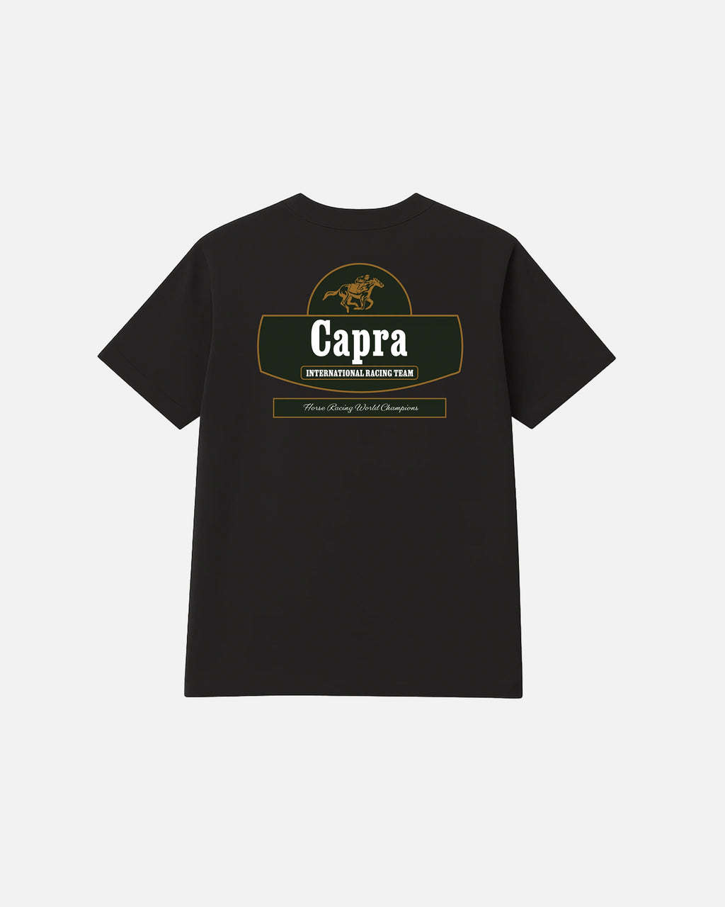 PALMS CAPRA HORSE STAMP T-SHIRT GREY