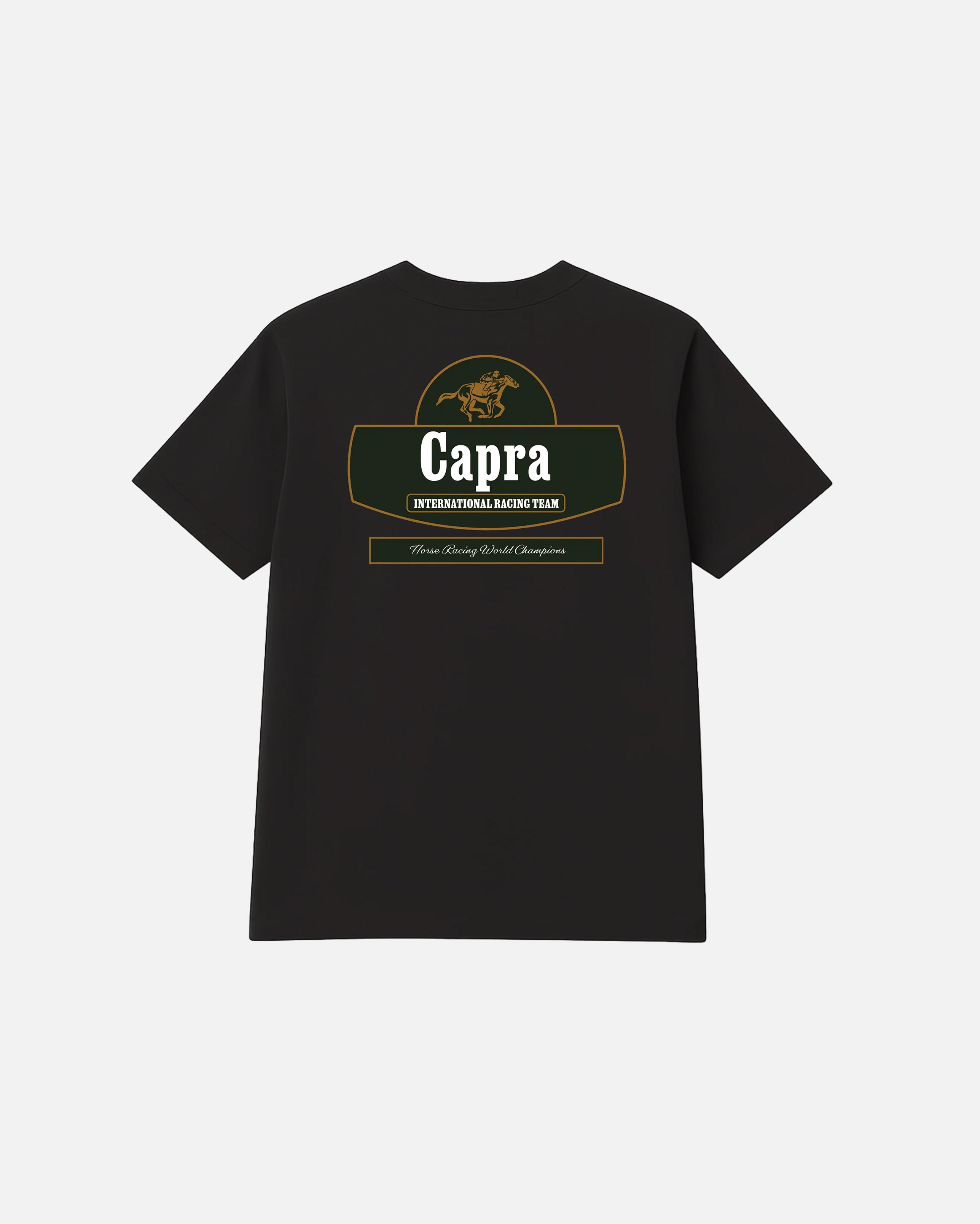 PALMS CAPRA HORSE STAMP T-SHIRT GREY