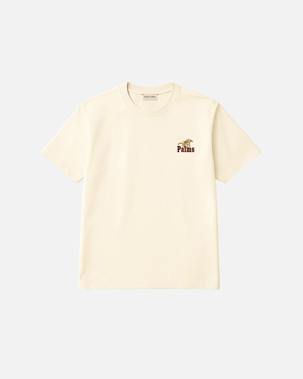 PALMS CAPRA HORSE STAMP T-SHIRT WHITE