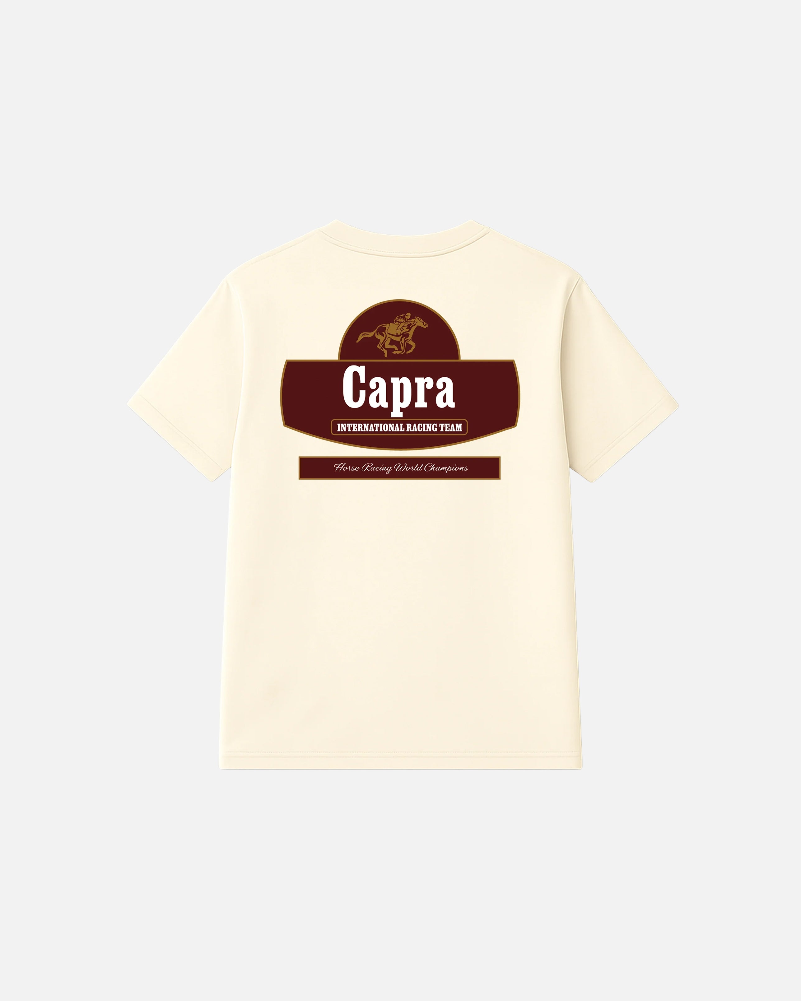 PALMS CAPRA HORSE STAMP T-SHIRT WHITE