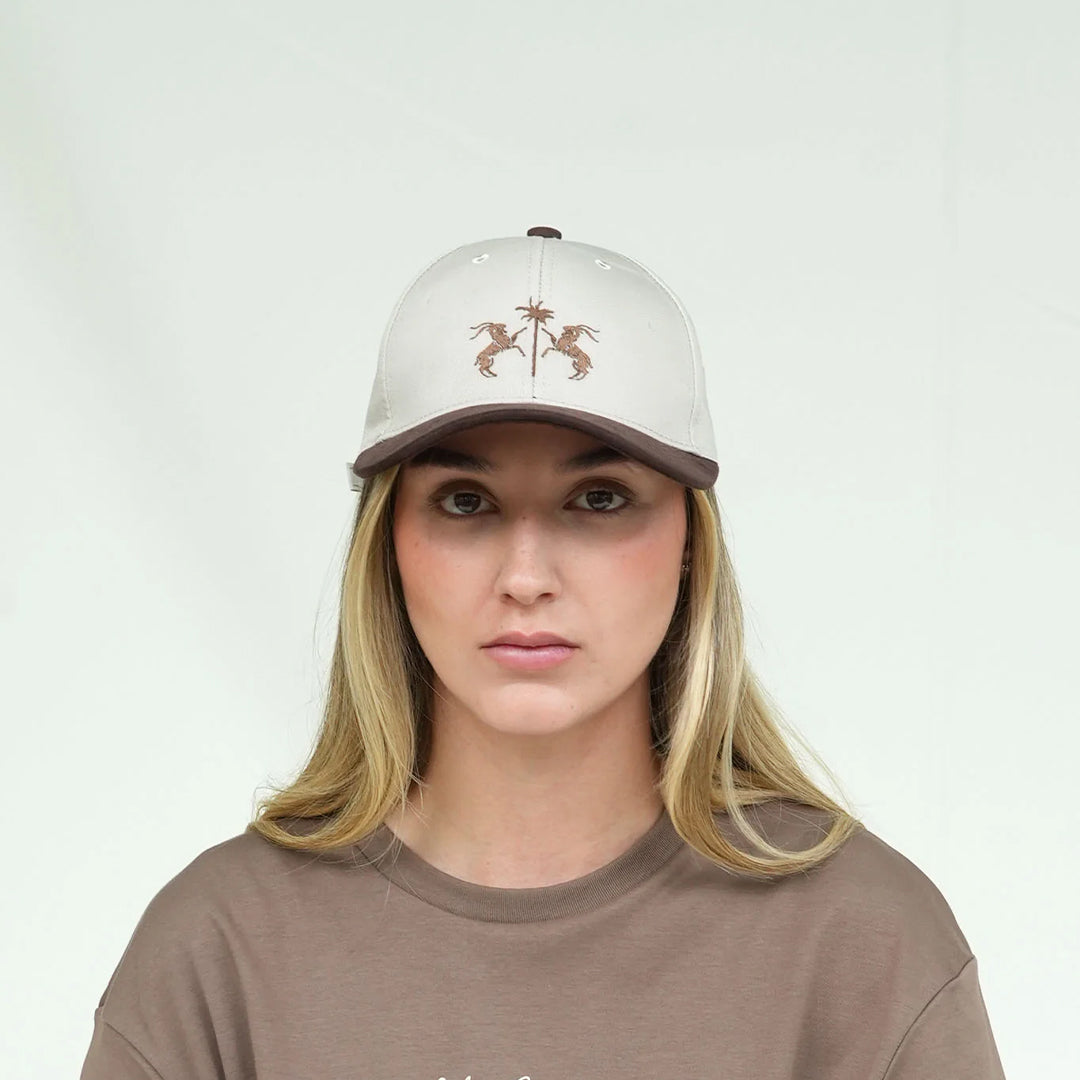 PALMS CAPRA LOGO CAP BROWN