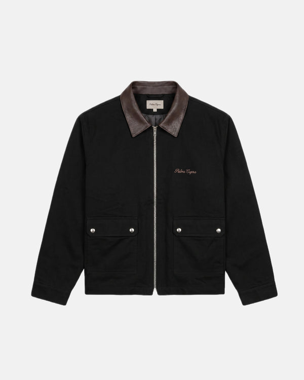 PALMS CAPRA - Palms Full Zip Jacket - Black