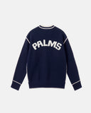 PALMS CAPRA - Palms Crewneck Knit - Blue