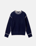 PALMS CAPRA - Palms Crewneck Knit - Blue