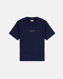PALMS CAPRA - Palms Embroidery Tshirt - Blue