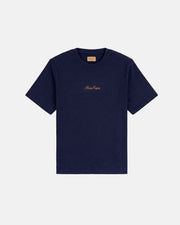 Palms Embroidered Blue Tshirt