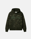 PALMS CAPRA - Palms Knit Hoodie - Green