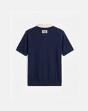 PALMS CAPRA - Palms Knit Polo - Blue