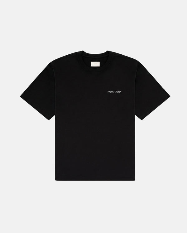 PALMS CAPRA - Palms Logo Tshirt - Black