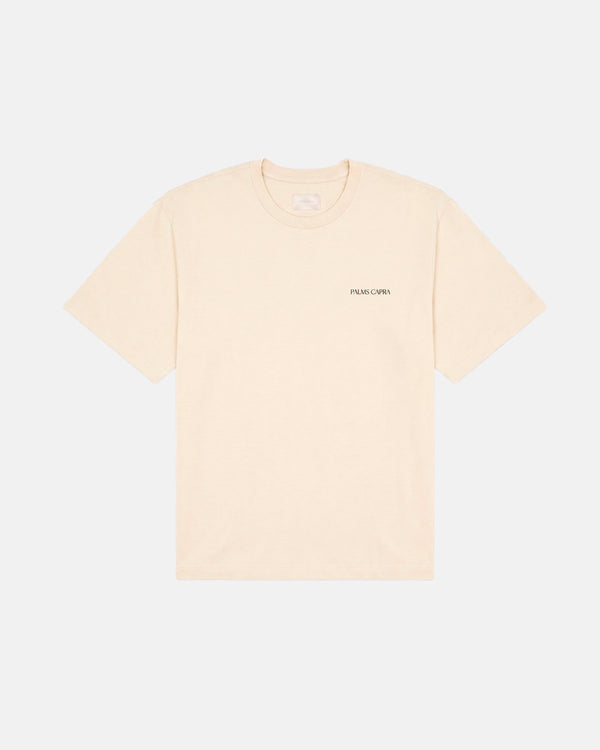 PALMS CAPRA - Palms Logo Tshirt - Ivory