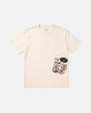 PALMS CAPRA - Palms Patches Tshirt - Ivory
