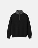 PALMS CAPRA - Palms Quarter Zip - Black