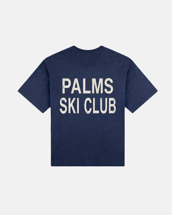 PALMS CAPRA - Palms Ski Club Tshirt - Blue