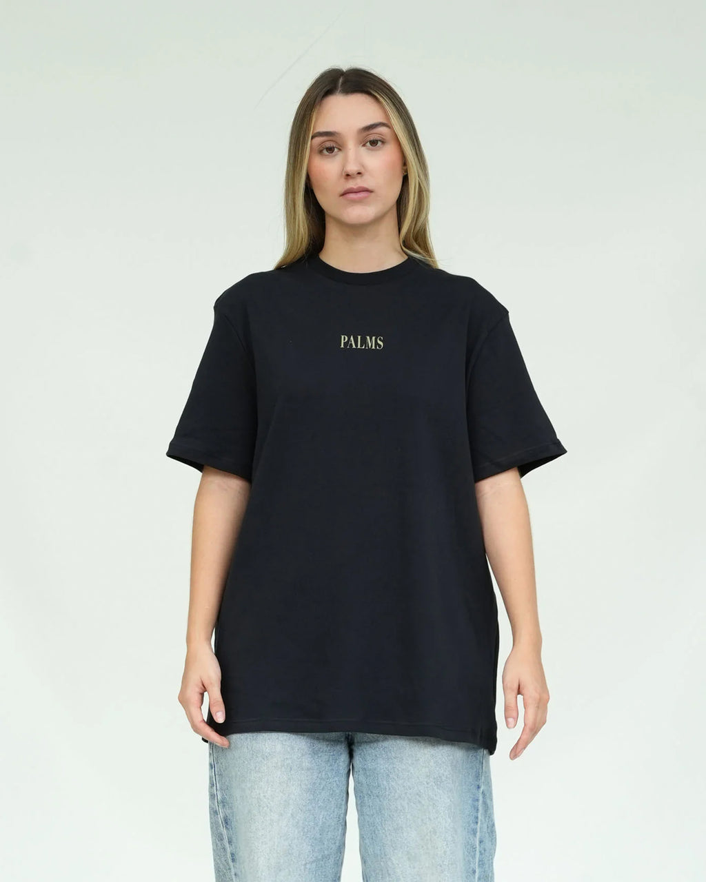PALMS CAPRA PORTRAIT GREY  T-SHIRT