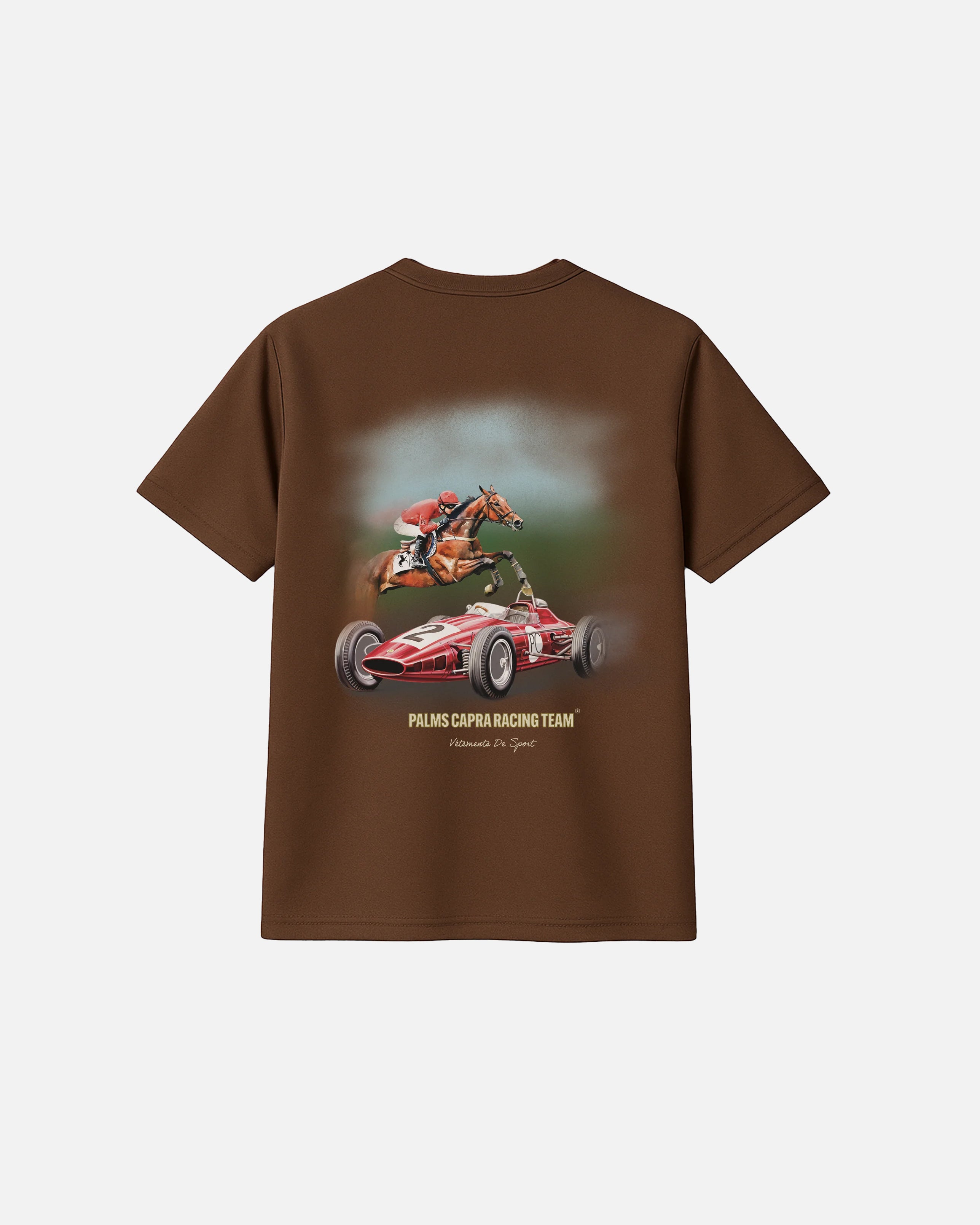 PALMS CAPRA RACING DREAM T-SHIRT BROWN
