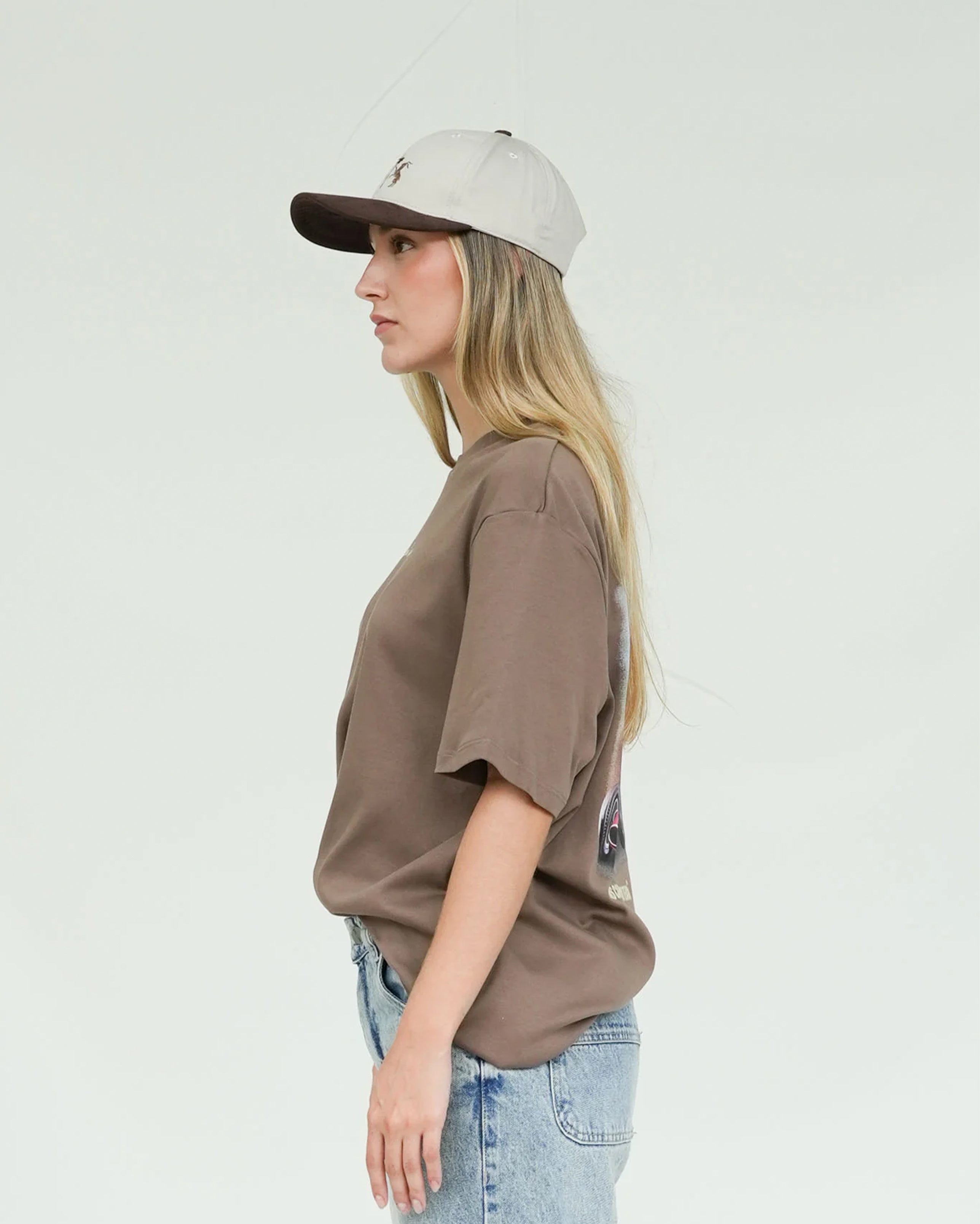 PALMS CAPRA RACING DREAM T-SHIRT BROWN