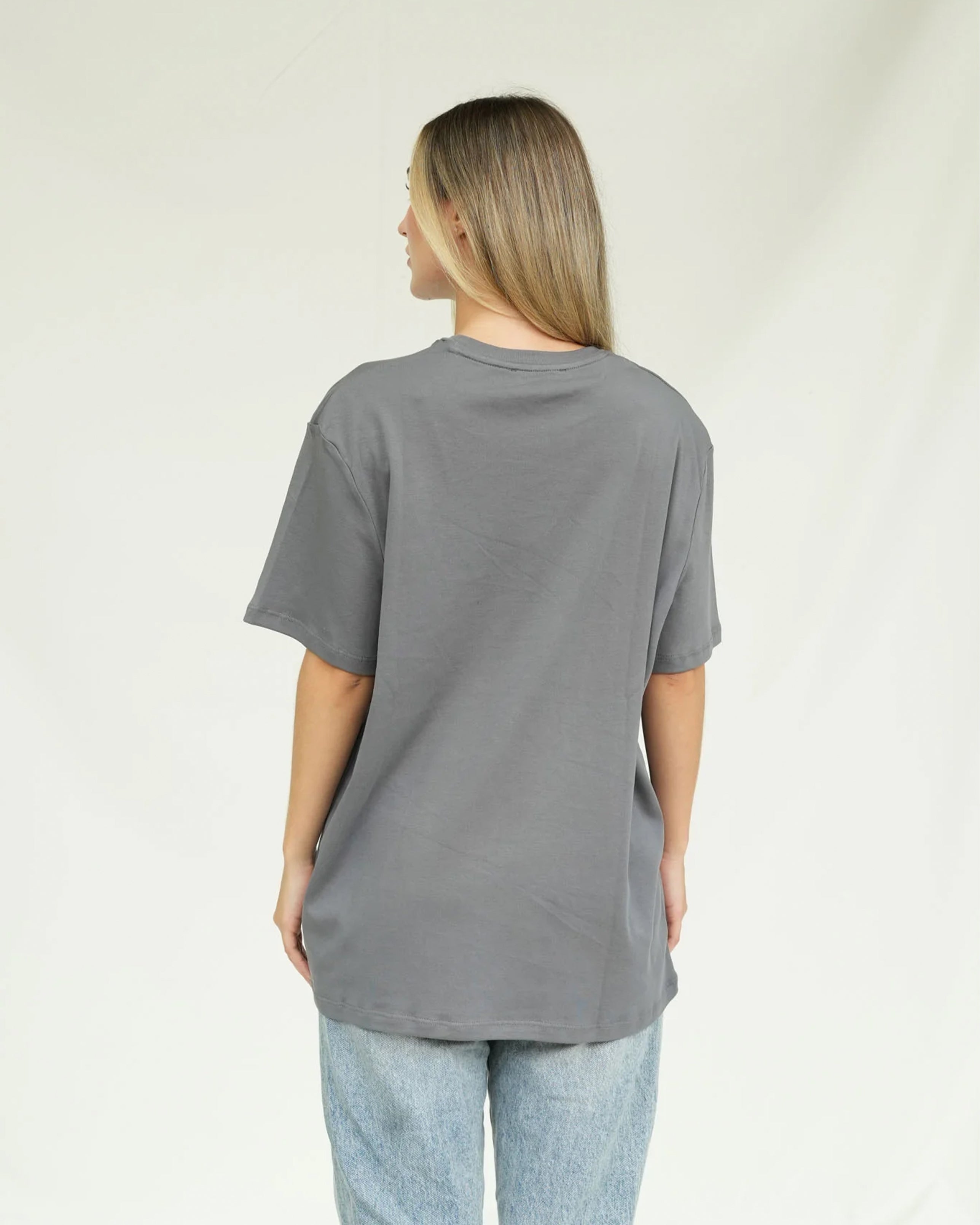 PALMS CAPRA BASIC LOGO T-SHIRT GREY