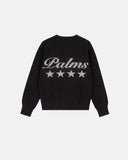 Palms Capra Stars Black Crewneck Knit