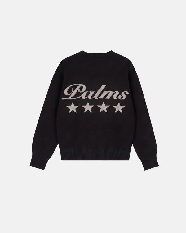 PALMS CAPRA - Crewneck Knit Stars - Black