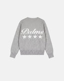 Palms Capra Stars Gray Crewneck Knit