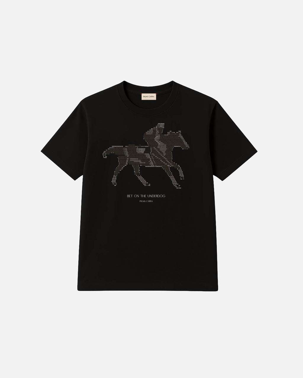PALMS CAPRA UNDERDOG T-SHIRT BLACK
