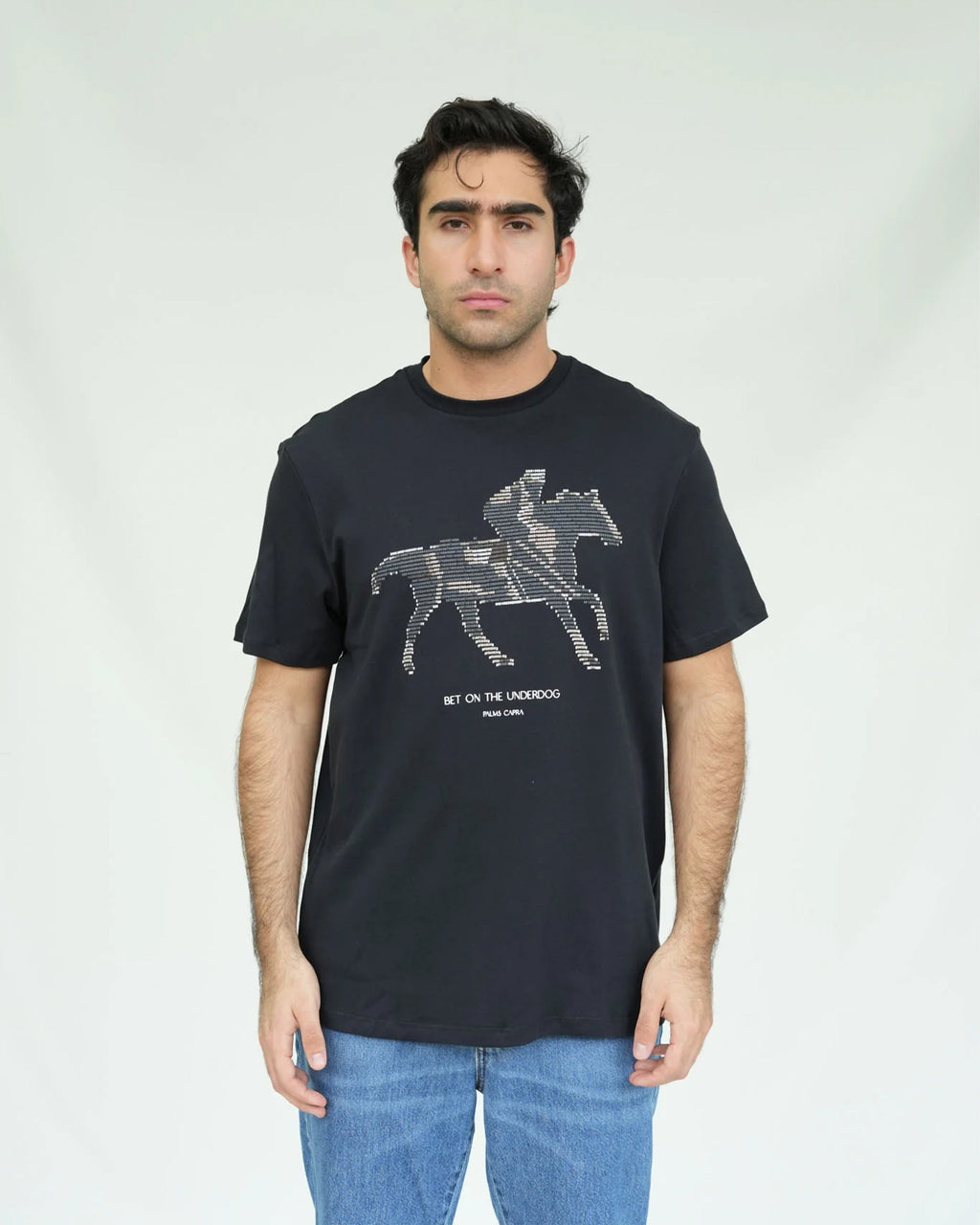 PALMS CAPRA UNDERDOG T-SHIRT BLACK
