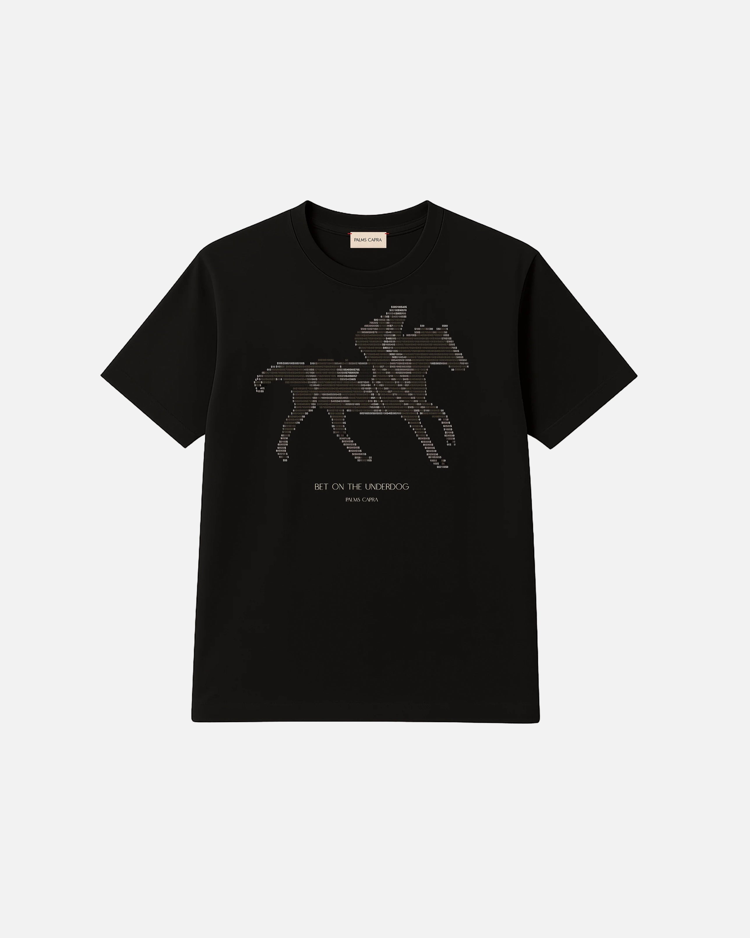 PALMS CAPRA UNDERDOG T-SHIRT BLACK