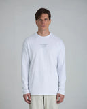 REMANENCE - Camiseta Manga Larga Raw - Blanco