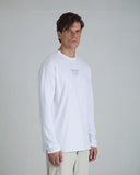 REMANENCE - Camiseta Manga Larga Raw - Blanco