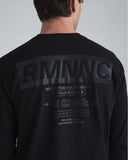 REMANENCE - Camiseta Manga Larga Uncoded - Negro