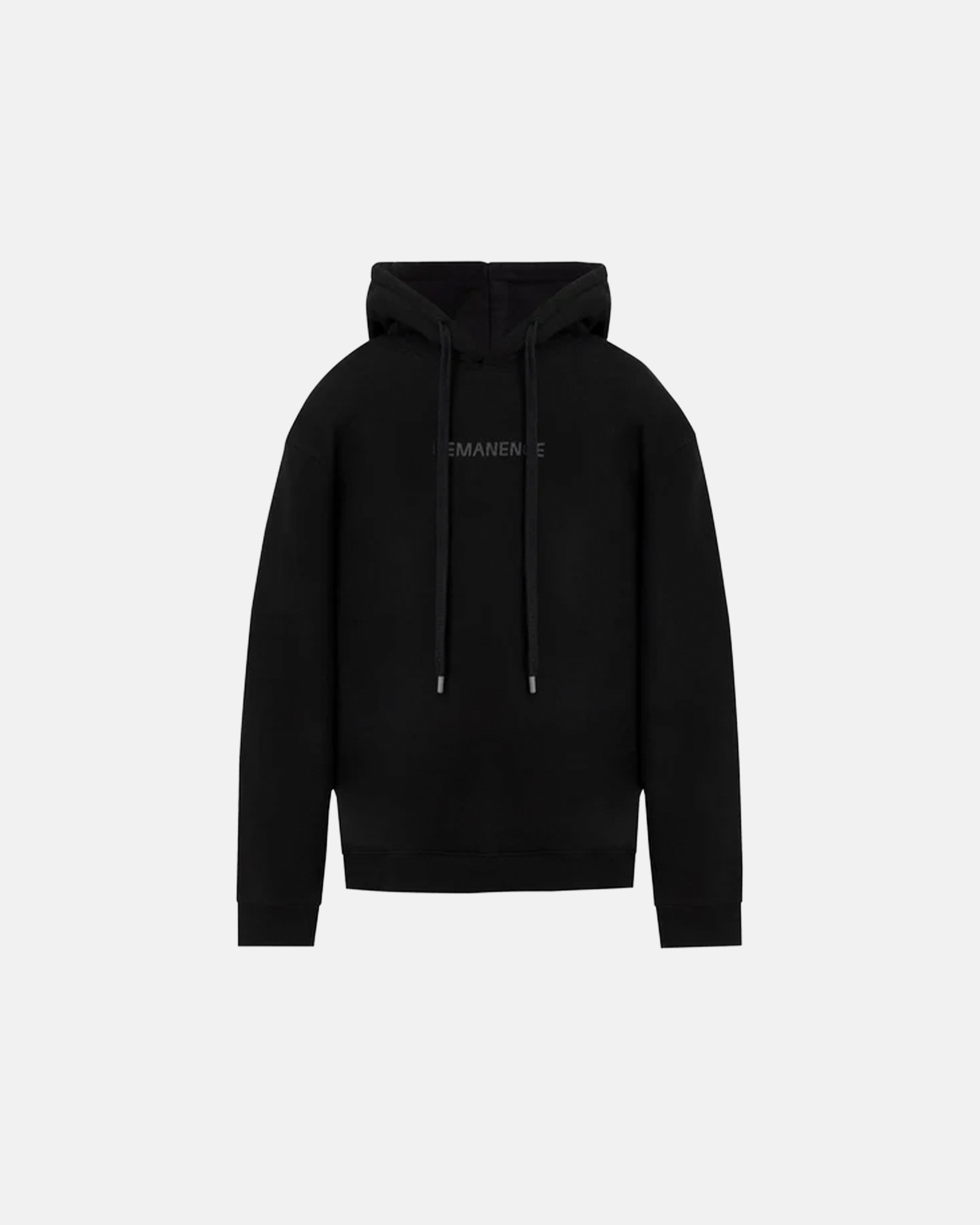 REMANENCE REGULARFIT SUMMIT HOODIE – NEGRO