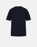 Remanence Relax Fit Cling T‑Shirt – Azul Noche
