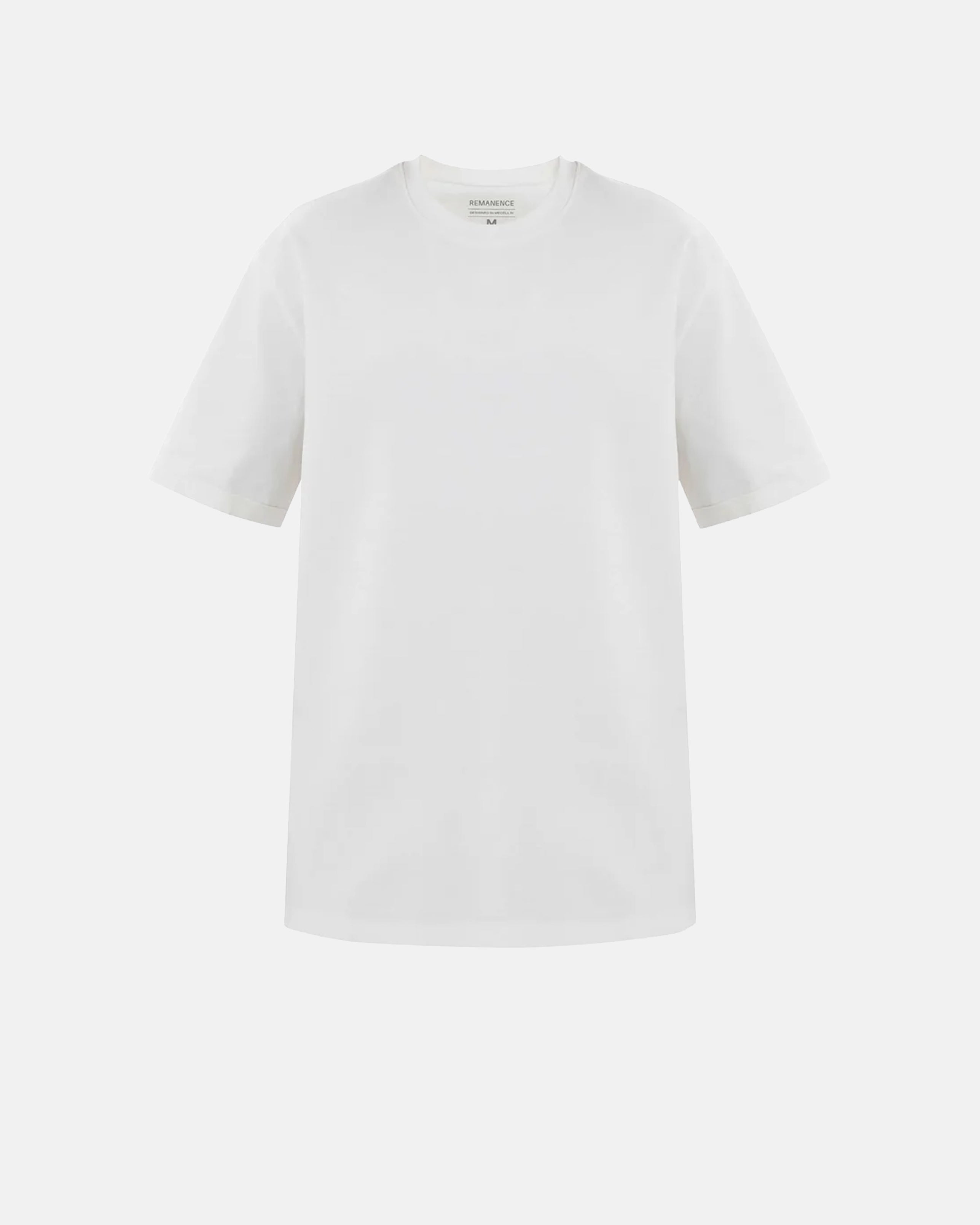 REMANENCE RELAX FIT CLING T‑SHIRT – BLANCA