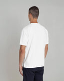 Remanence Relax Fit Cling T‑Shirt – Blanca