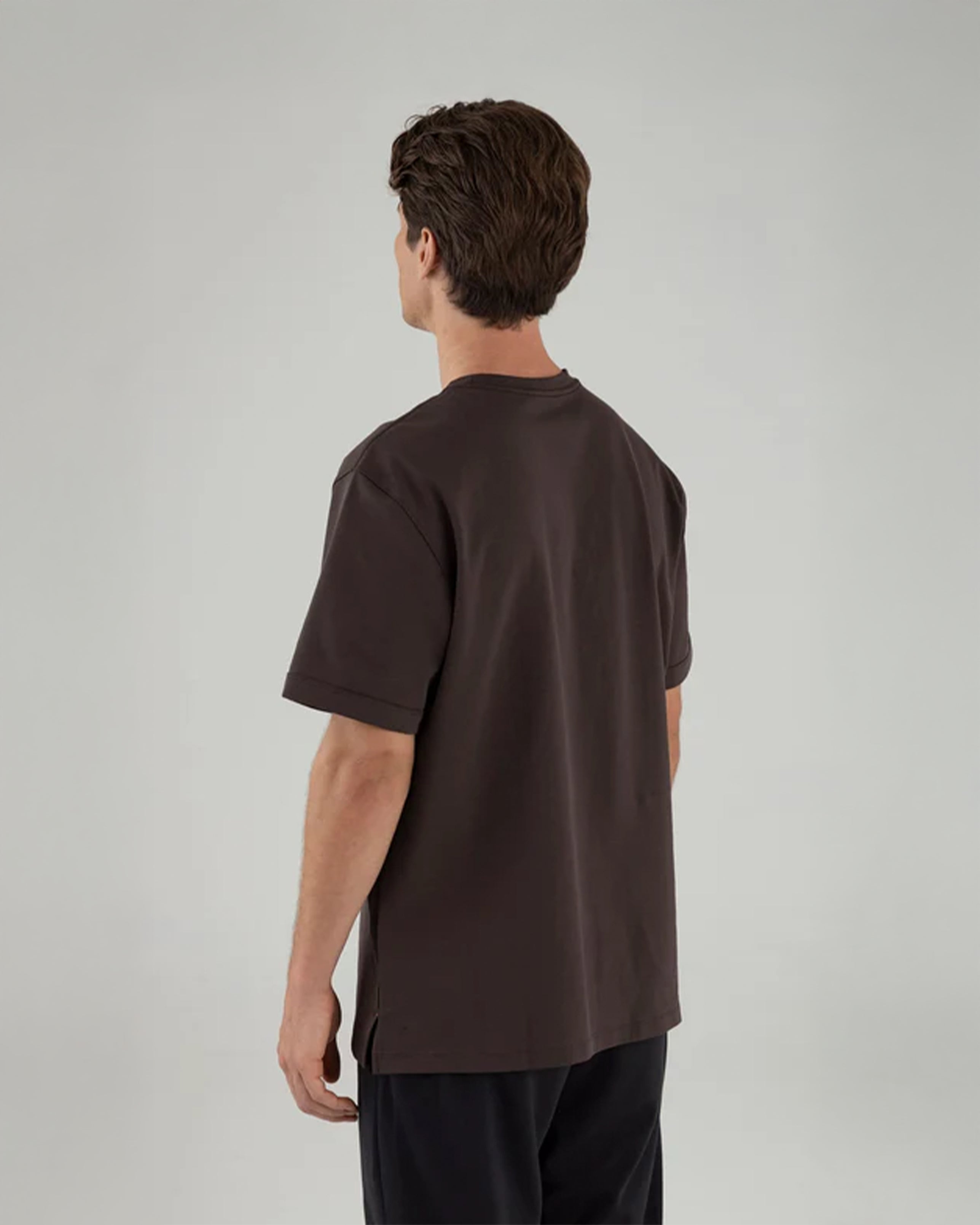 REMANENCE RELAXED FIT NEW CLING T‑SHIRT – CAFE