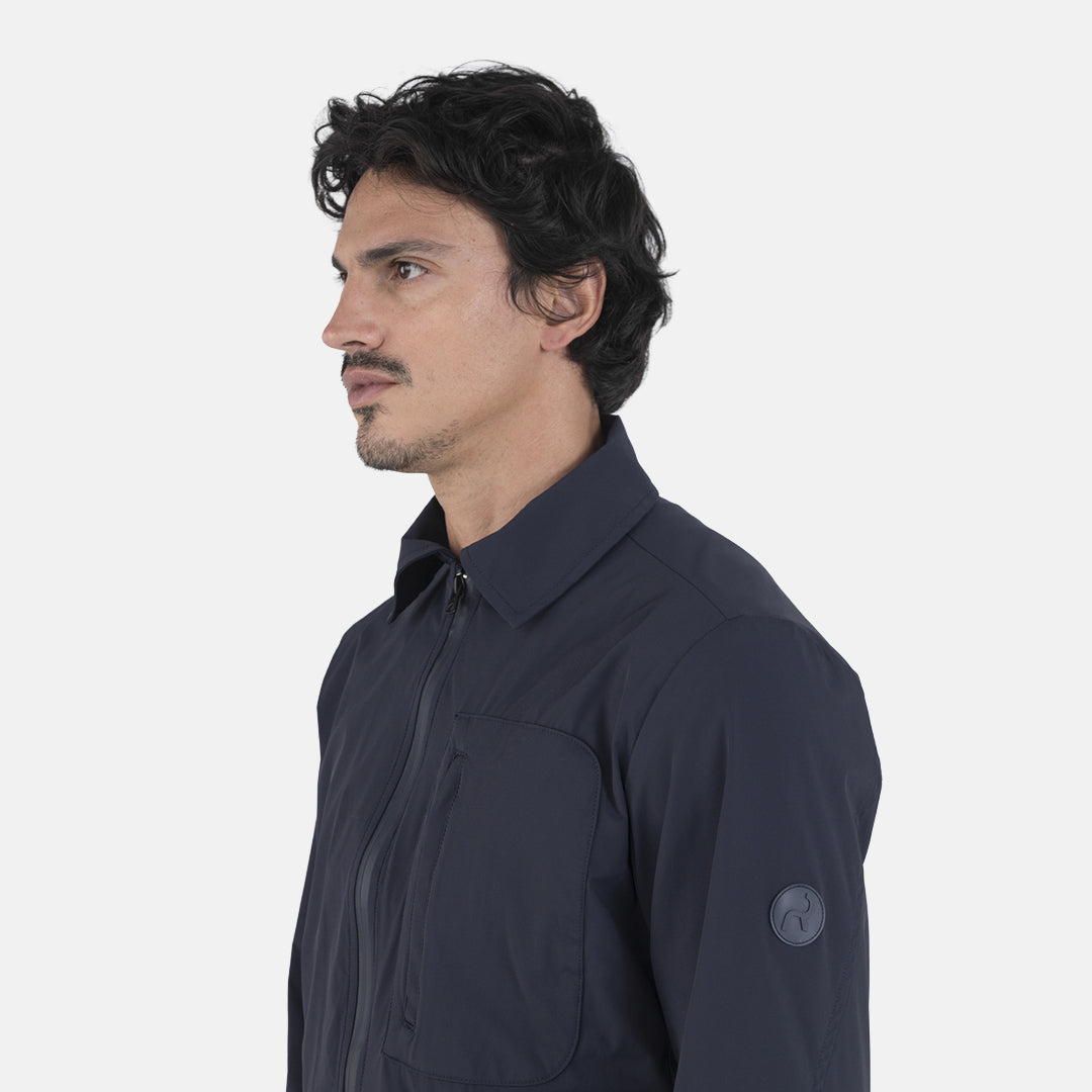 REMANENCE CHAQUETA SEMI FIT VAPOR AZUL NOCHE