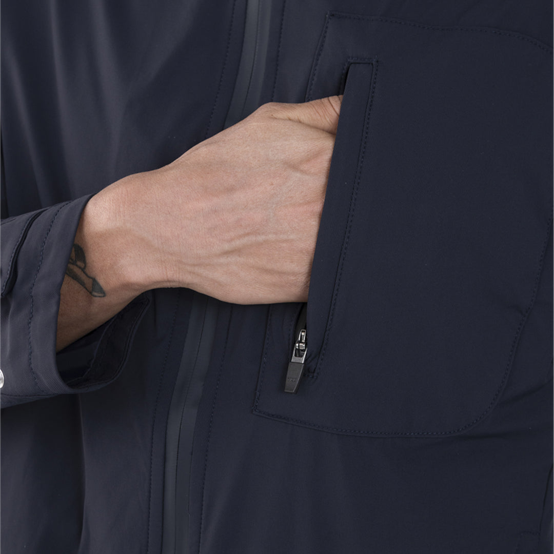 REMANENCE CHAQUETA SEMI FIT VAPOR AZUL NOCHE