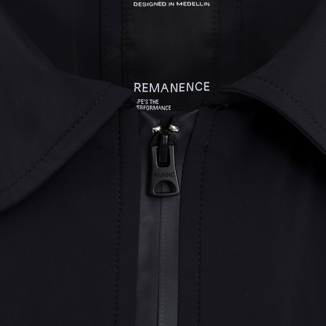 REMANENCE CHAQUETA SEMI FIT VAPOR NEGRO