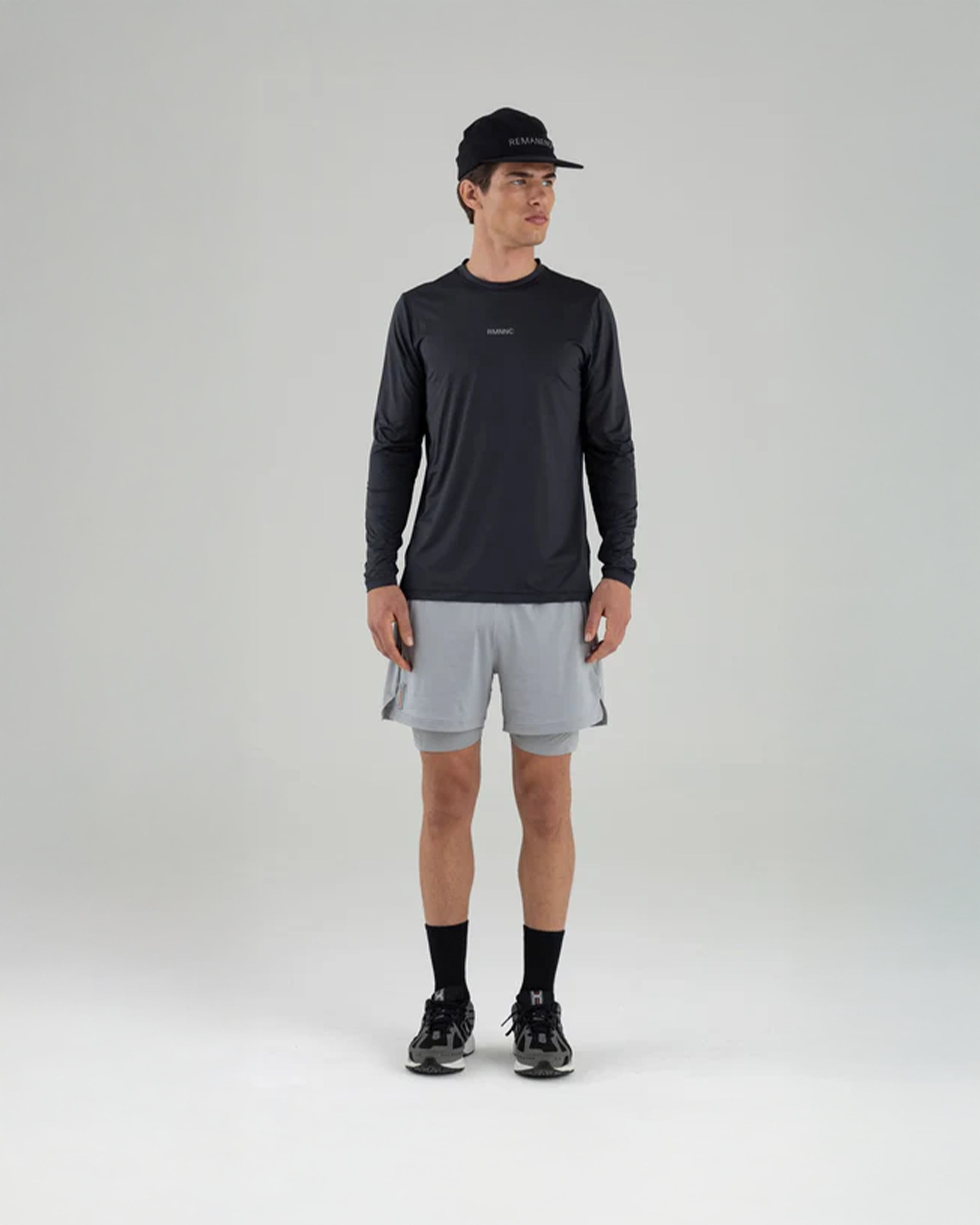 REMANENCE SEMIFIT ECHO LONGSLEEVE – NEGRO