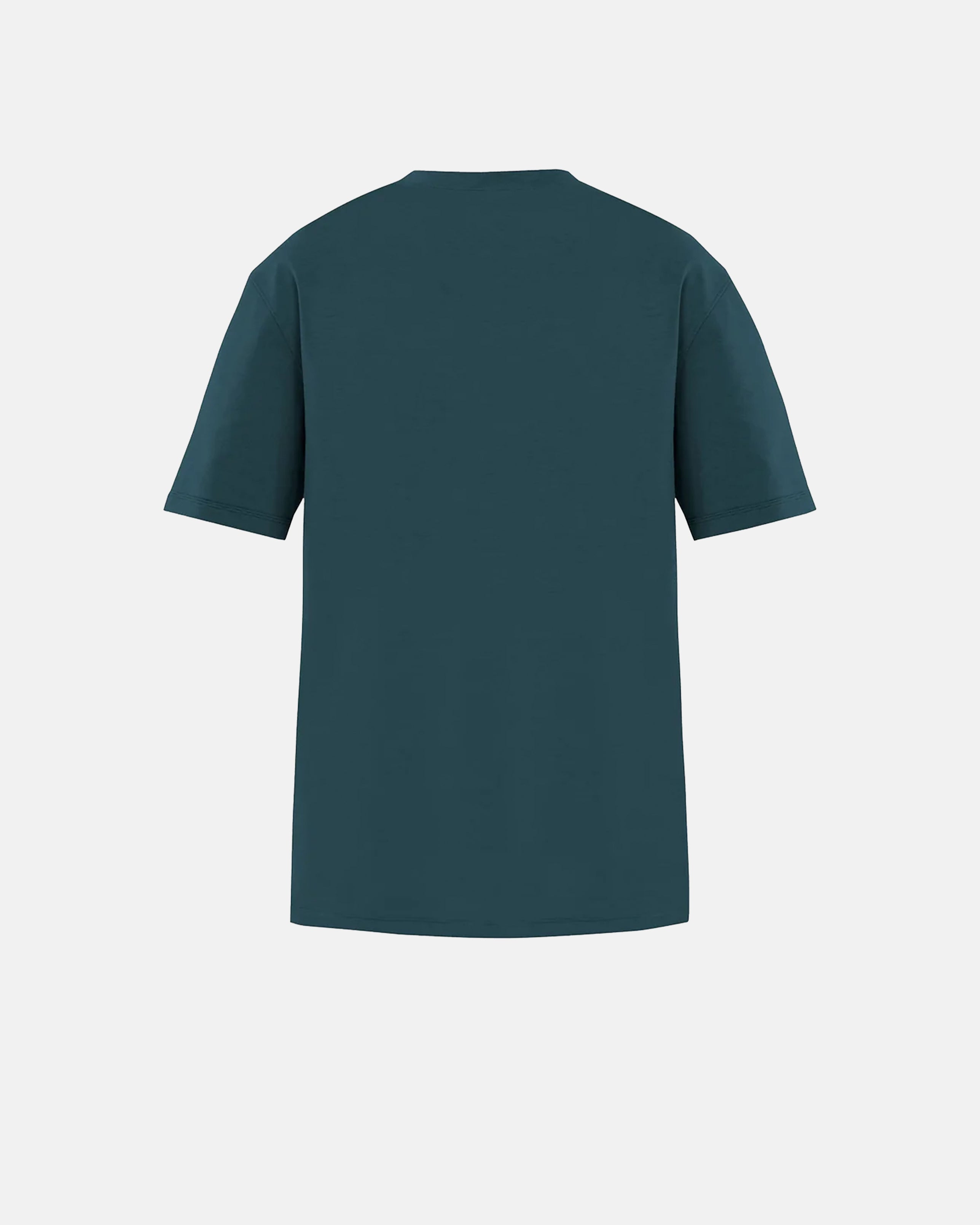 REMANENCE RELAX FIT CLING T‑SHIRT – VERDE MARINO