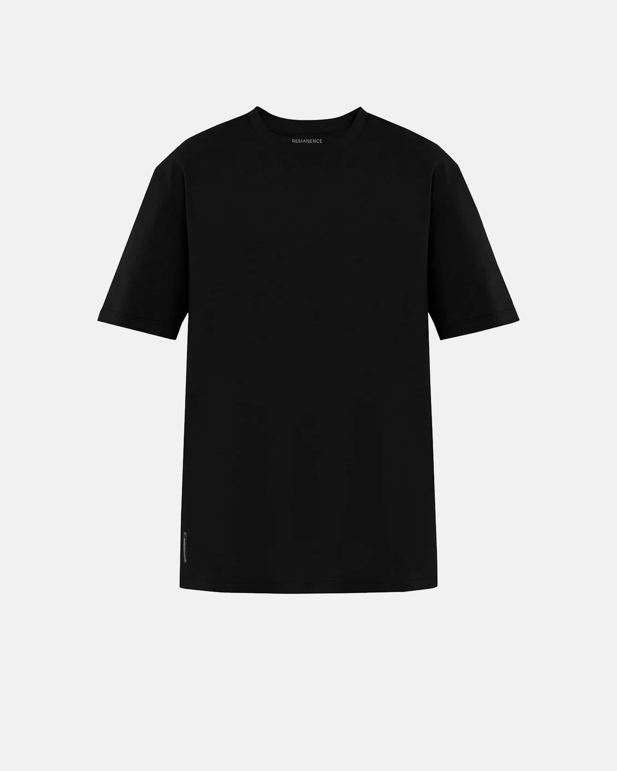REMANENCE RELAX FIT CLING T‑SHIRT – NEGRO