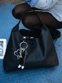 JORMANDS BLACK SHOULDER BAG