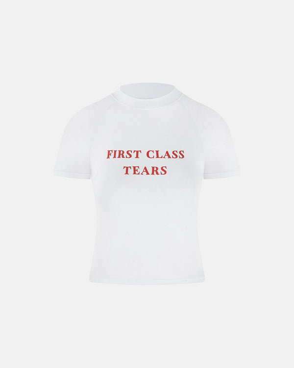 THE 99 - Baby Tee First Class - White