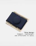 THE FRENCHIE CO - AirTag Money Clip Ultra Navy
