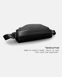THE FRENCHIE CO - Sling Backpack Ballistic Nylon Italian Leather