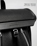 THE FRENCHIE CO - Work/Travel Speed Backpack Limited Edition - Titanium Black Suede