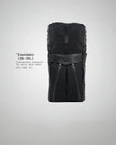 THE FRENCHIE CO - Anti-Theft Speed Backpack Full Leather - Black