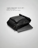THE FRENCHIE CO - Work/Travel Speed Backpack Limited Edition - Titanium Black Suede